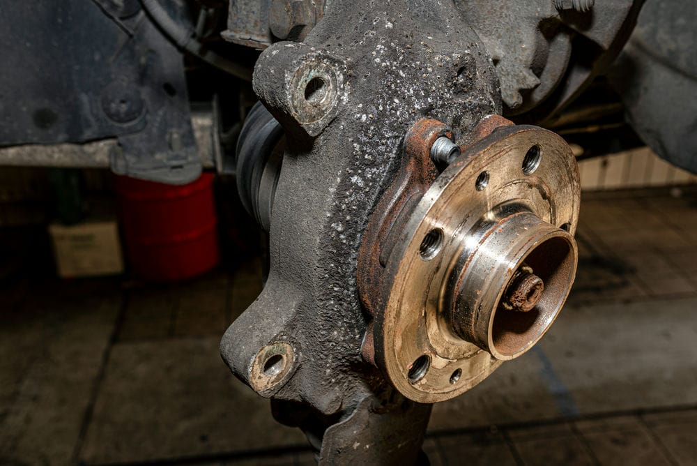 Axle bearing replace