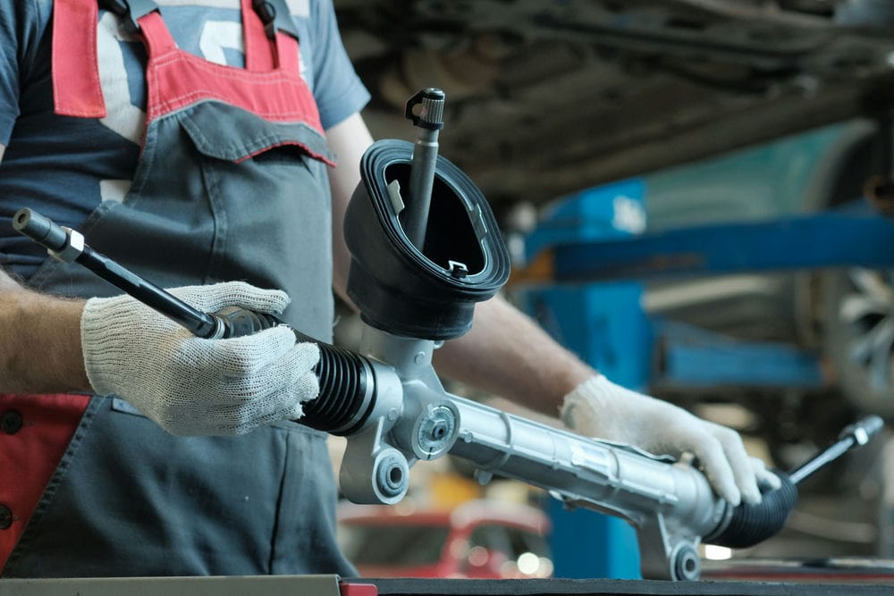 Power steering rack and pinion