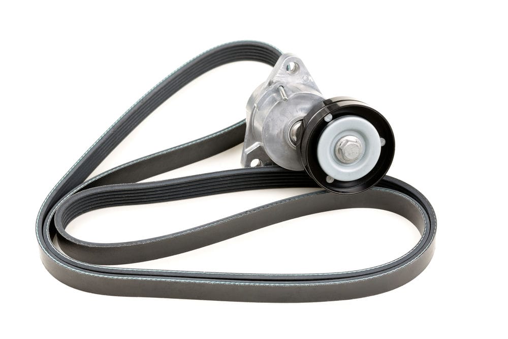 Serpentine belt idler pulley